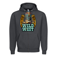 Smoke wild west Zipper Hoodie - JahusDesignShop