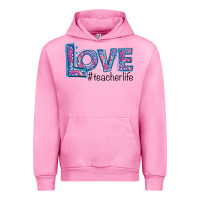 Fuchsia Pink love teacher life Urban Hoodie - Bettercallsaul