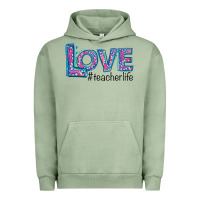 Pigment Oil Green love teacher life Urban Hoodie - Bettercallsaul