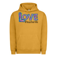 Pigment Peanut Butter love teacher life Urban Hoodie - Bettercallsaul
