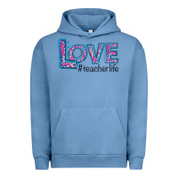 Pigment Pebble Blue love teacher life Urban Hoodie - Bettercallsaul