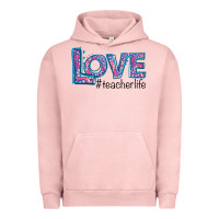 Pigment Salmon love teacher life Urban Hoodie - Bettercallsaul
