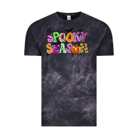 Cloud Black Spooky Season Vintage Tee - texasbilliewilder