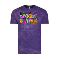 Cloud Purple Spooky Season Vintage Tee - texasbilliewilder