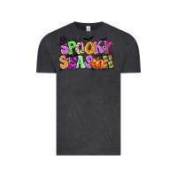 Vintage Black Spooky Season Vintage Tee - texasbilliewilder