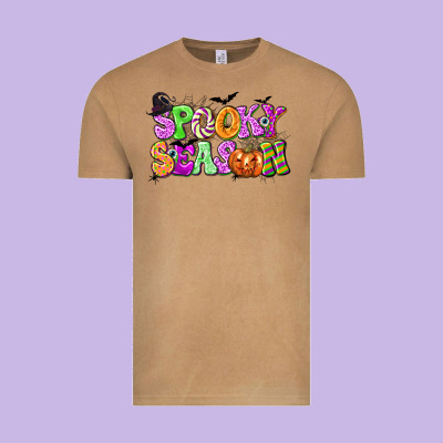 Spooky Season Vintage Tee Designed By Texasbilliewilder