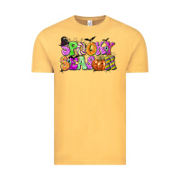 Vintage Mustard Spooky Season Vintage Tee - texasbilliewilder