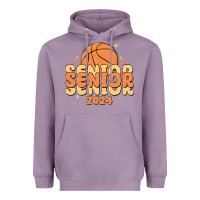 Lavender basketball senior 2024 Heavyweight Hoodie - MaliasSmallBusiness