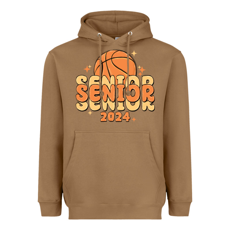 Basketball Senior 2024 Heavyweight Hoodie by MaliasSmallBusiness | Teevron