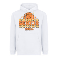 White basketball senior 2024 Heavyweight Hoodie - MaliasSmallBusiness