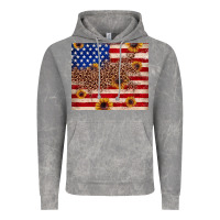 Cloud Rock American flag leopard sunflower Vintage Hoodie - JahusDesignShop