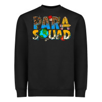 Black para squad Heavyweight Sweatshirt - texasbilliewilder