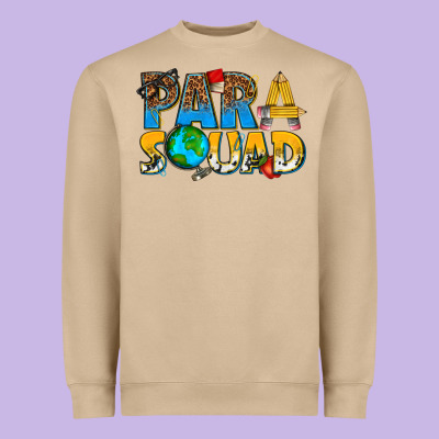 Para Squad Heavyweight Sweatshirt Designed By Texasbilliewilder
