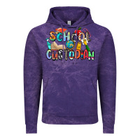 Cloud Purple school custodian Vintage Hoodie - Zillion Design Studio