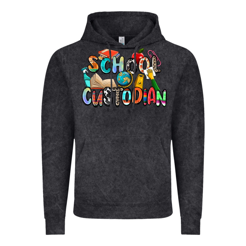 School Custodian Vintage Hoodie by Zillion Design Studio | Teevron