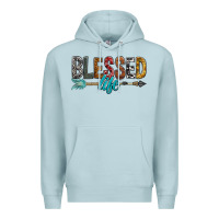 Blue Mist Blessed Life Premium Hoodie - BundleAndBundleShop