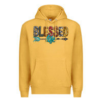 Mustard Blessed Life Premium Hoodie - BundleAndBundleShop