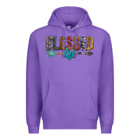 Purple Blessed Life Premium Hoodie - BundleAndBundleShop