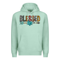 Seafoam Blessed Life Premium Hoodie - BundleAndBundleShop