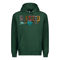 Sports Green Blessed Life Premium Hoodie - BundleAndBundleShop