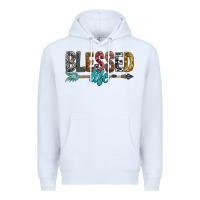 White Blessed Life Premium Hoodie - BundleAndBundleShop