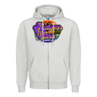 Dove Grey autumn vibes Zipper Hoodie - JahusDesignShop