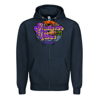 Navy autumn vibes Zipper Hoodie - JahusDesignShop