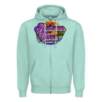 Seafoam autumn vibes Zipper Hoodie - JahusDesignShop