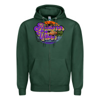 Sports Green autumn vibes Zipper Hoodie - JahusDesignShop