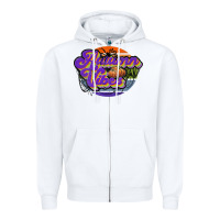 White autumn vibes Zipper Hoodie - JahusDesignShop
