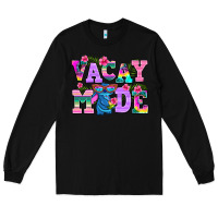 Black vacay mode Long Sleeve Tee - AdoDesignShop