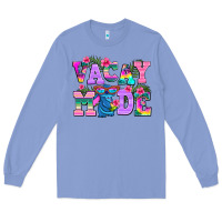 Colony Blue vacay mode Long Sleeve Tee - AdoDesignShop