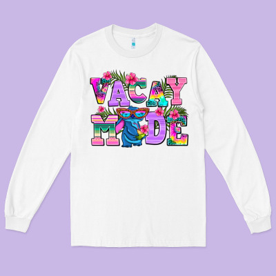 Vacay Mode Long Sleeve Tee Designed By Adodesignshop