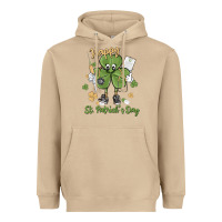 Mushroom happy st. patrick's day Heavyweight Hoodie - MaliasSmallBusiness