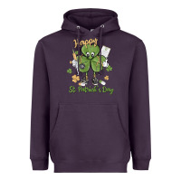 Plum happy st. patrick's day Heavyweight Hoodie - MaliasSmallBusiness