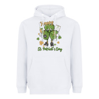 White happy st. patrick's day Heavyweight Hoodie - MaliasSmallBusiness