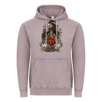 Vintage Zinc floral skeleton Vintage Hoodie - RanaPortraitStore