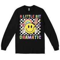 Black a little bit dramatic Long Sleeve Tee - JahusDesignShop