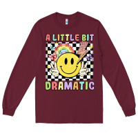 Burgundy a little bit dramatic Long Sleeve Tee - JahusDesignShop