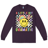 Plum a little bit dramatic Long Sleeve Tee - JahusDesignShop