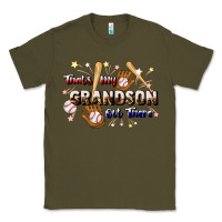 Army Green that's my grandson out there baseball Classic Tee - JahusDesignShop