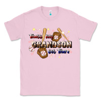 Bubblegum Pink that's my grandson out there baseball Classic Tee - JahusDesignShop
