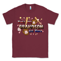 Burgundy that's my grandson out there baseball Classic Tee - JahusDesignShop