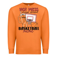 Carrot hot mess always stressed basketball mama Premium Sweatshirt - MaliasSmallBusiness