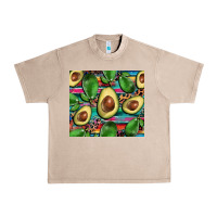 French Oak avacado Urban Heavy Tee - BarkalooDesign