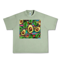 Oil Green avacado Urban Heavy Tee - BarkalooDesign