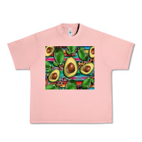 Salmon avacado Urban Heavy Tee - BarkalooDesign