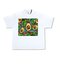 White avacado Urban Heavy Tee - BarkalooDesign