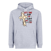 Heather Grey baseball Heavyweight Hoodie - MaliasSmallBusiness