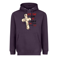 Plum baseball Heavyweight Hoodie - MaliasSmallBusiness